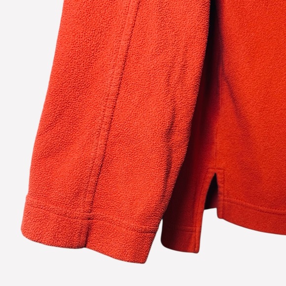 Patagonia Synchilla Womens M Fleece Pullover 1/4 Zip Sweatshirt Orange L/S - Picture 5 of 9